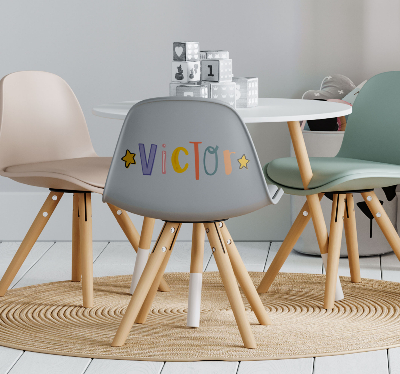 Vinilo en una habitación infantil